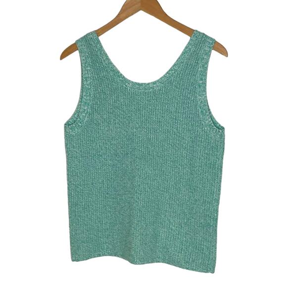 NWT Loft Mint Ribbed Pocket Sweater Knit Tank Top LARGE - Picture 9 of 9